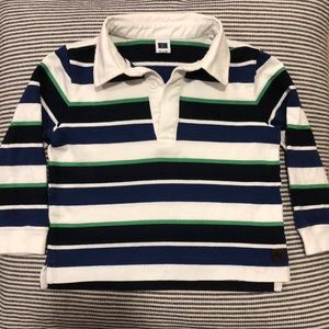 EUC Janie and Jack boys long sleeve polo